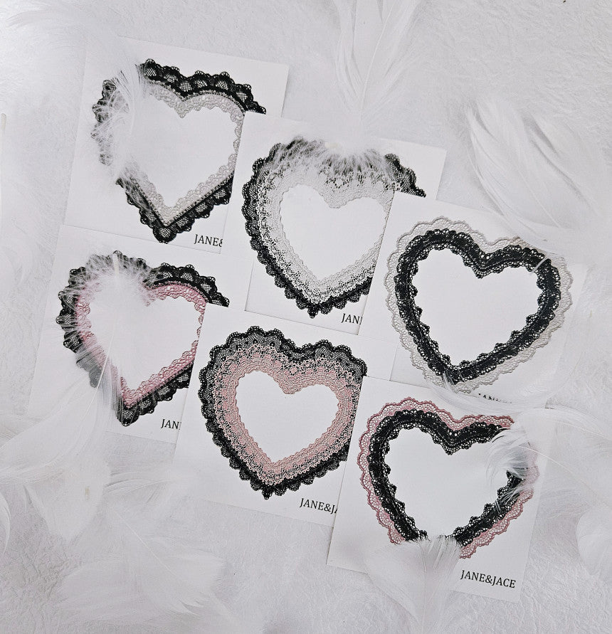[Jane&Jace] Black Pink Lase Frame Paper