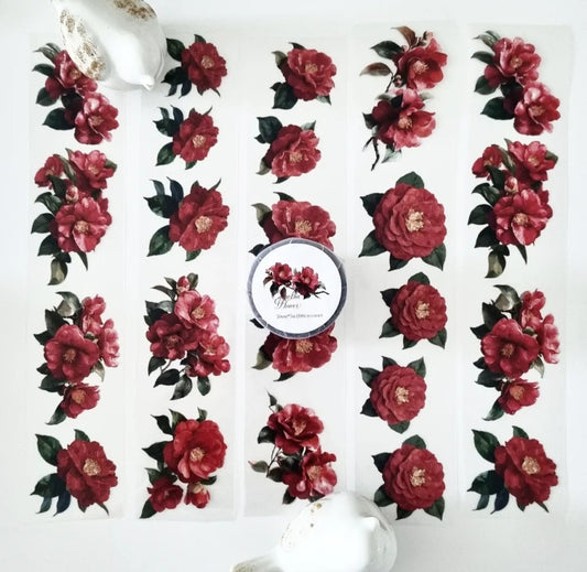 [Jane&Jace] Camellia Flower Masking PET Tape