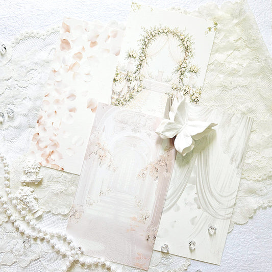 [Jane&Jace] Pure Wedding Background Paper