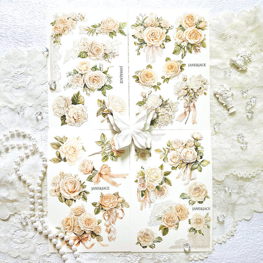 [Jane&Jace] Romantic Wedding Flower Paper