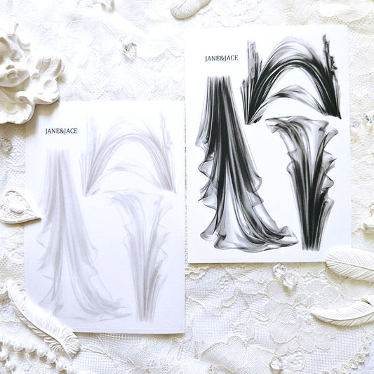 [Jane&Jace] See-through Curtain PET Sticker