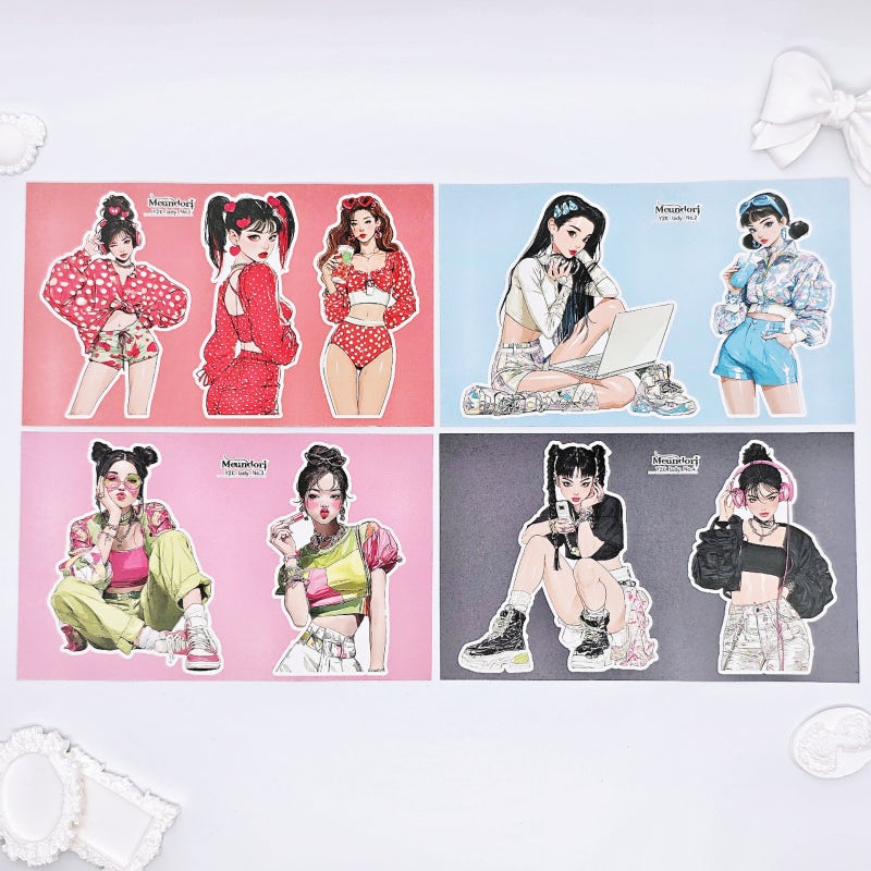[DOA SHOP]  Y2K Lady Sticker