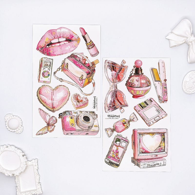 [DOA SHOP]  Y2K Pink Sticker
