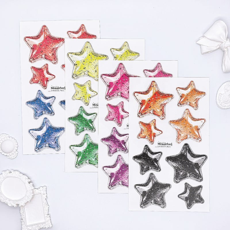 [DOA SHOP]  Y2K Starlight Sticker