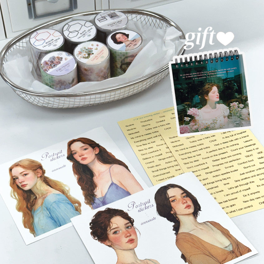 [Ann's NOTE]  Masking Tape 6styles Set （ノートおまけ付き）