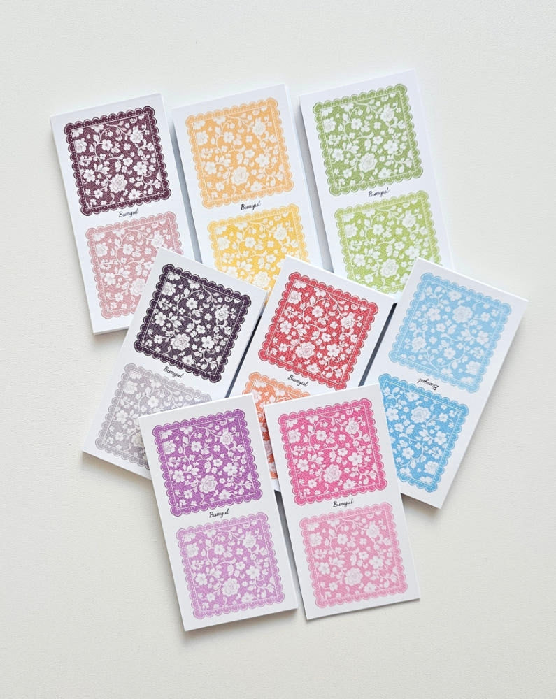 [BUMYUL] 26.Doily Flower Garden – Square