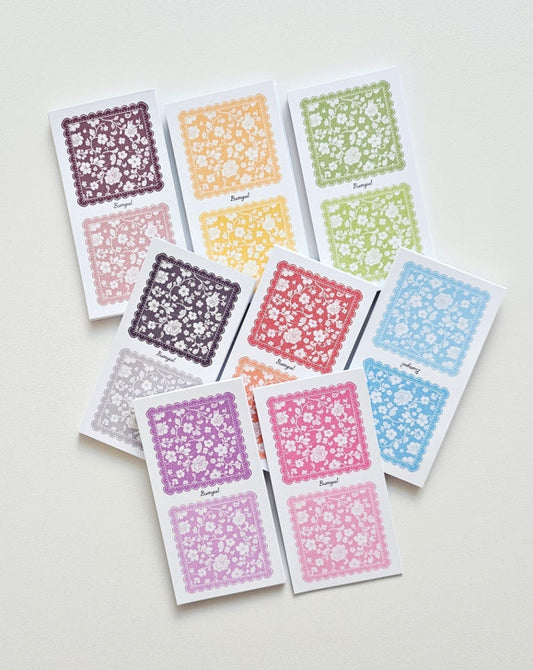 [BUMYUL] 26.Doily Flower Garden – Square