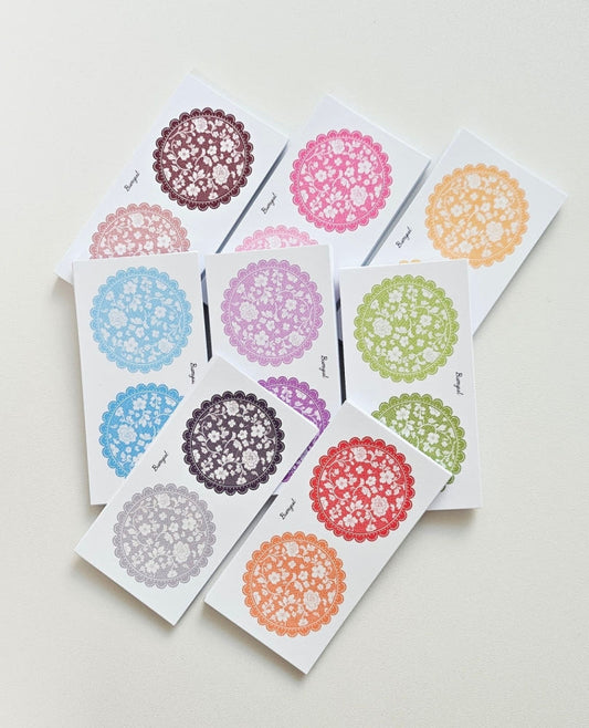 [BUMYUL] 25. Doily Flower Garden – Round