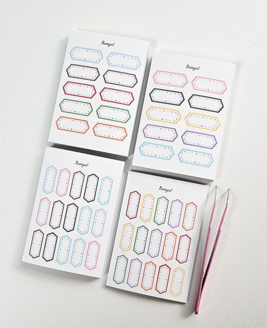 [BUMYUL] 55. Mini Color Labels PET