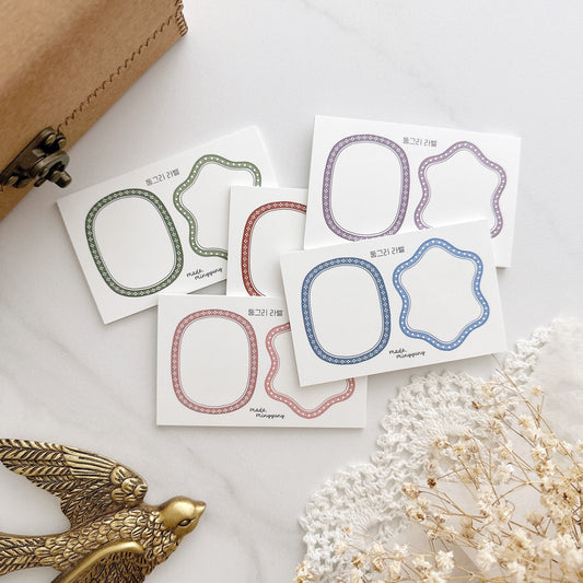 [MINYYUNY]  Circle Label Color