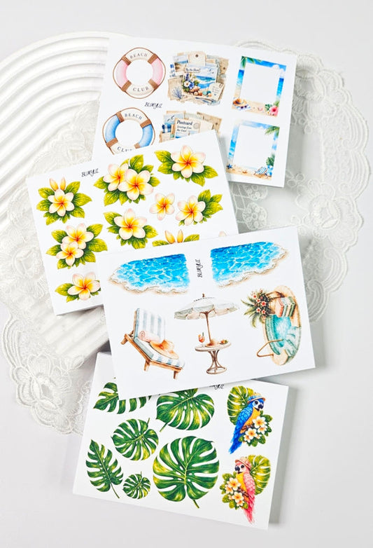 [BUMYUL] 24. Tropical Garden sticker