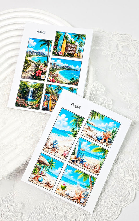 [BUMYUL] 15. Summer Frames sticker
