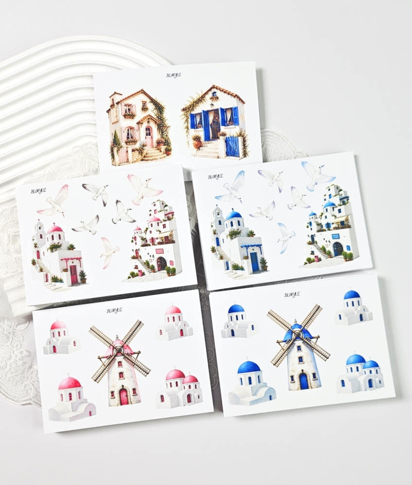 [BUMYUL] 11. A Day in Santorini Sticker