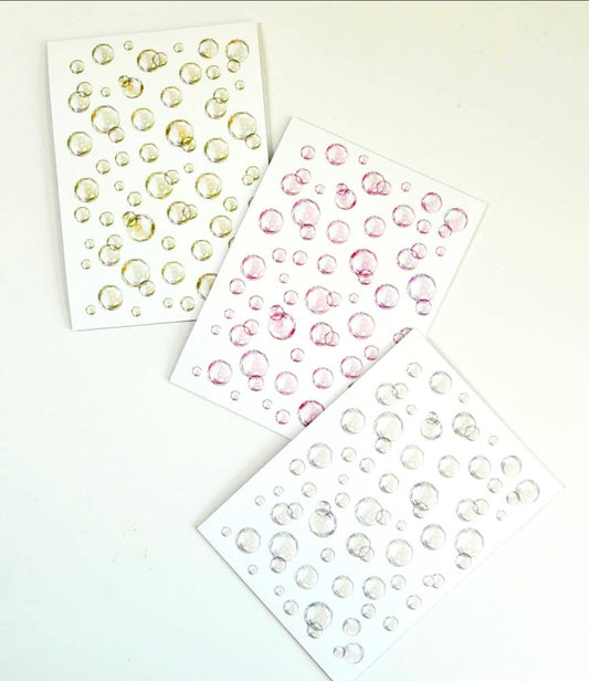 [BUMYUL] 45.Color Bubble Drop PET Pink/Green/White