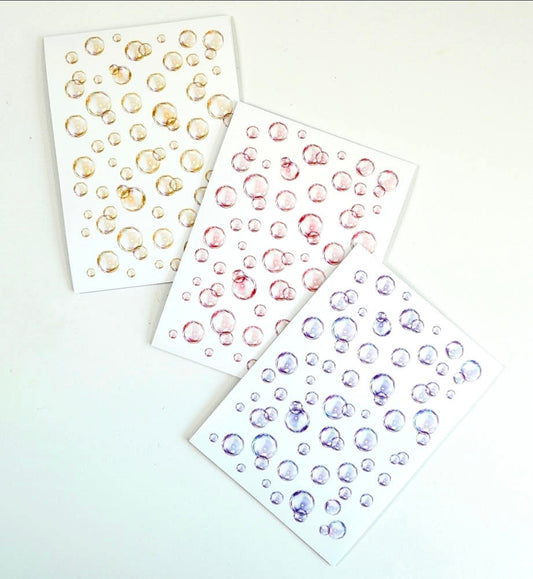 [BUMYUL] 46.Color Bubble Drop PET Red / Purple / Yellow