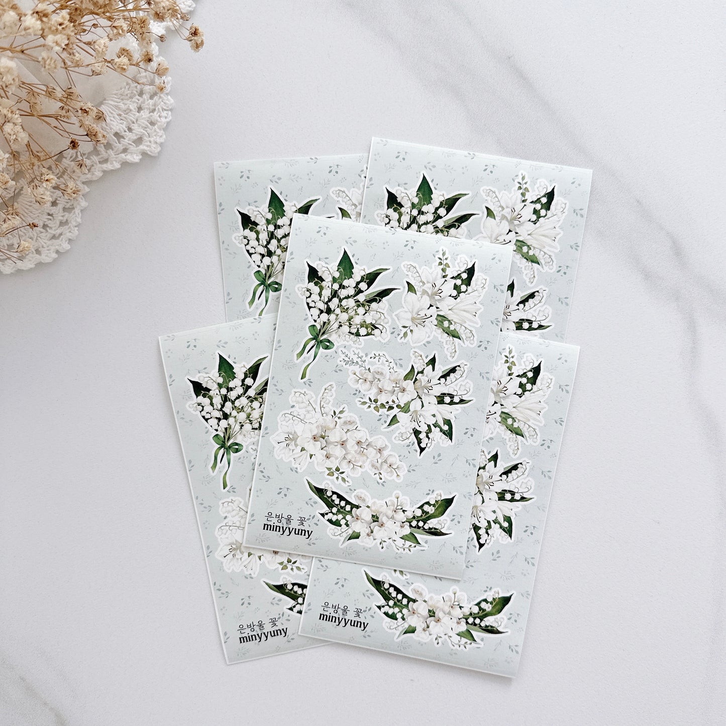 [MINYYUNY]  Lily of the Valley Sticker