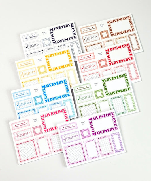 [BUMYUL] 71 愛を込めたカラーラベル sticker