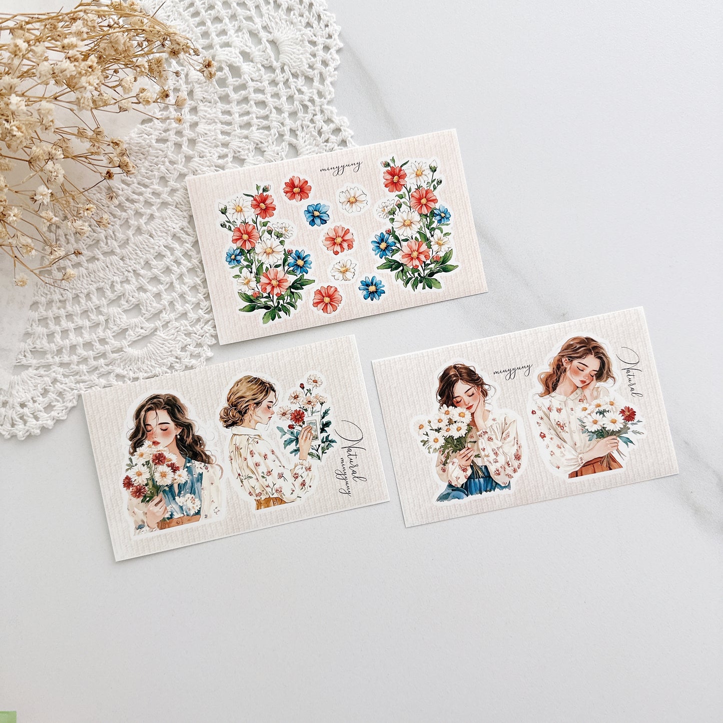 [MINYYUNY] Natural Girl Sticker