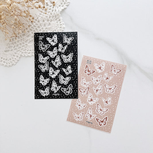 [MINYYUNY] Flower Butterfly Black / Brown
