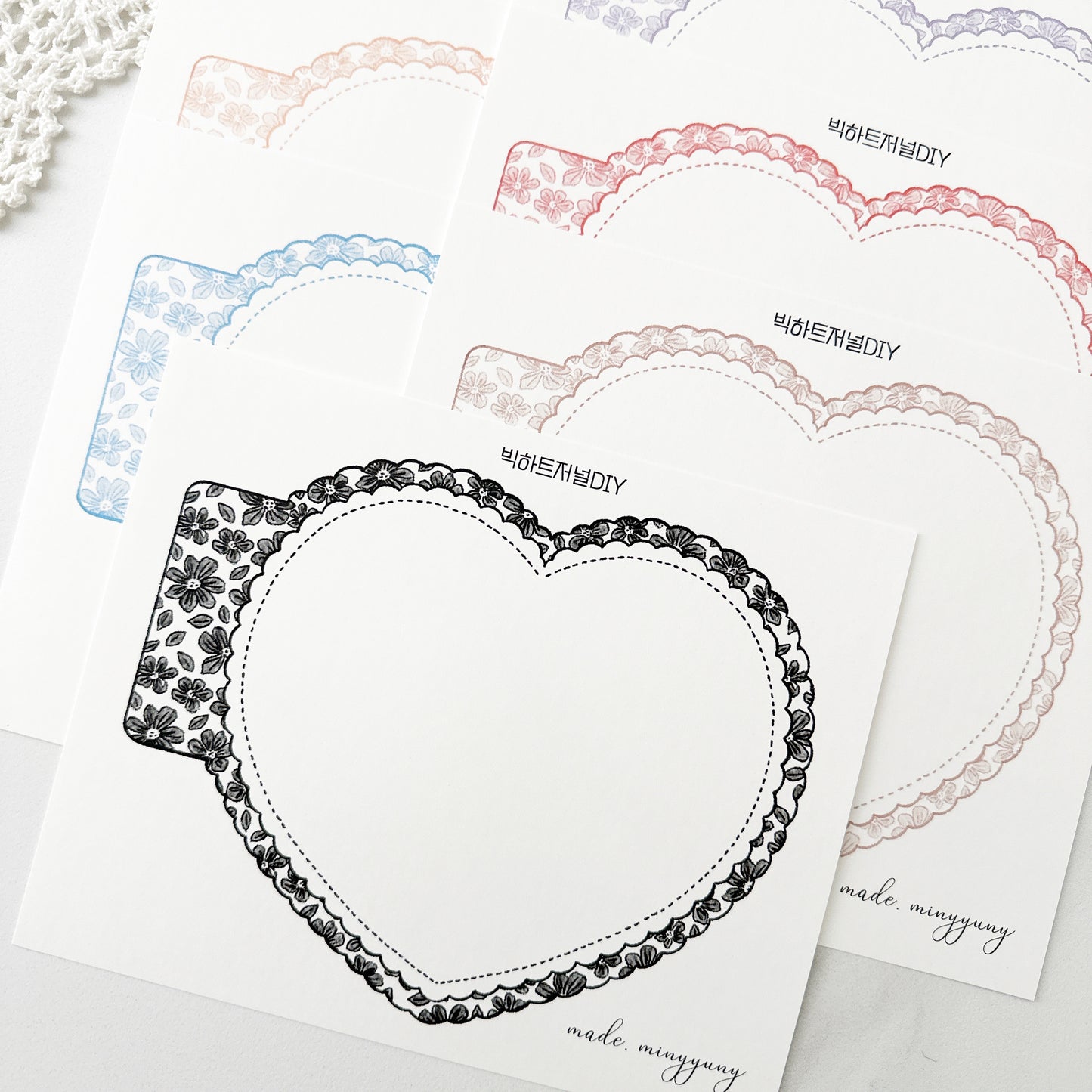 [MINYYUNY]  Big Heart Note DIY