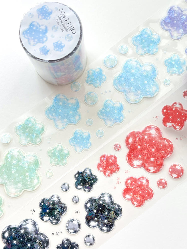 [GGAGGONG] Bloom Bubble PET Tape