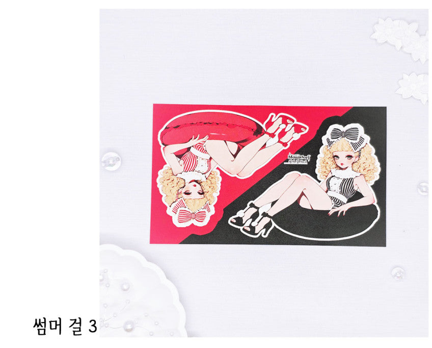 [DOA SHOP]  06-10. Summer girl  sticker