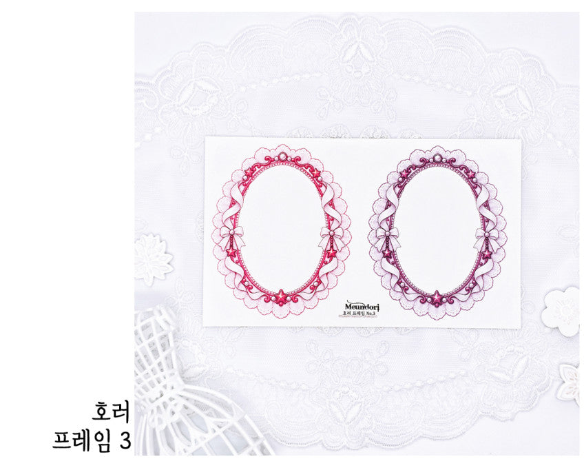 [DOA SHOP]  39-42. Horror frame sticker