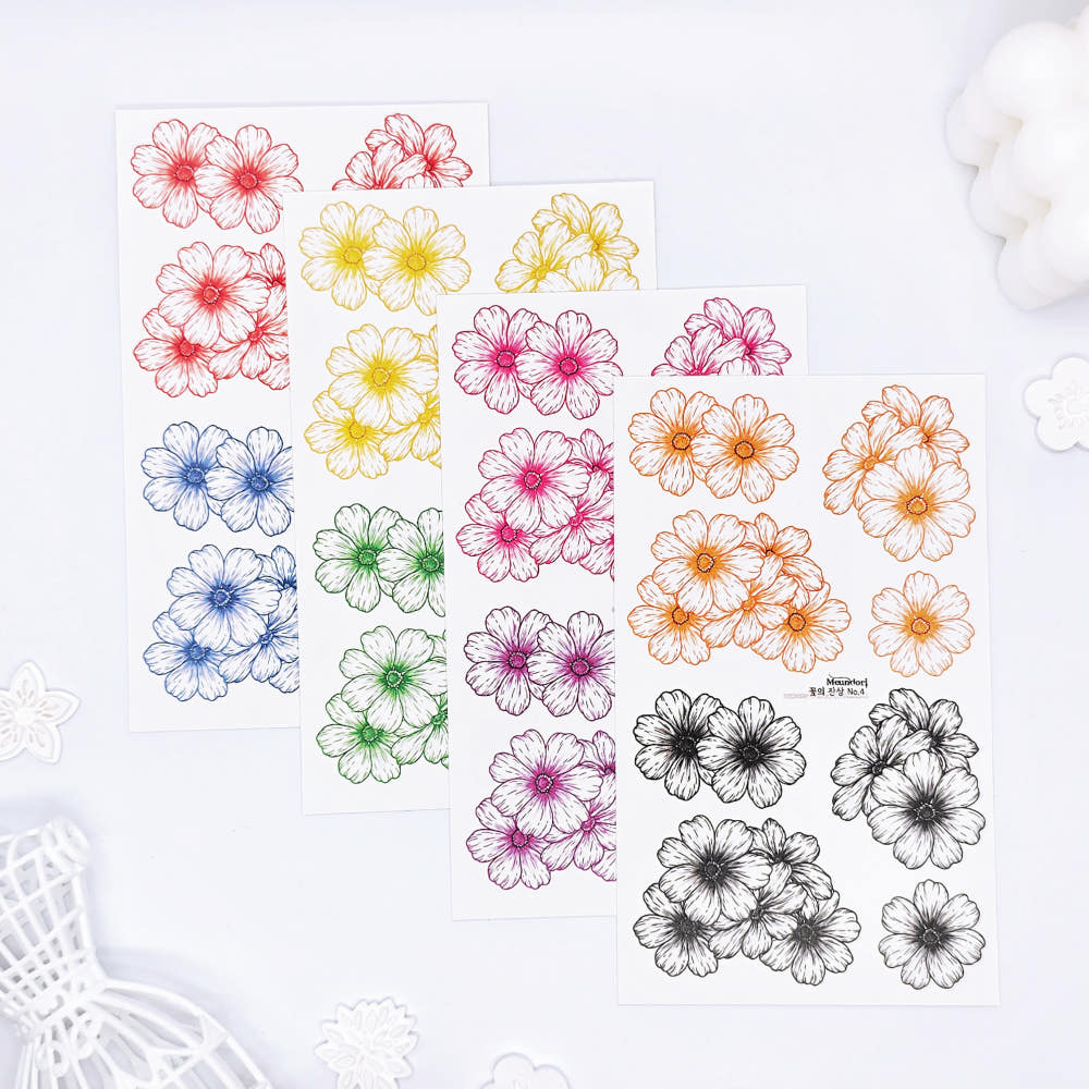 [DOA SHOP]  43-46. Afterimage of a Flower sticker