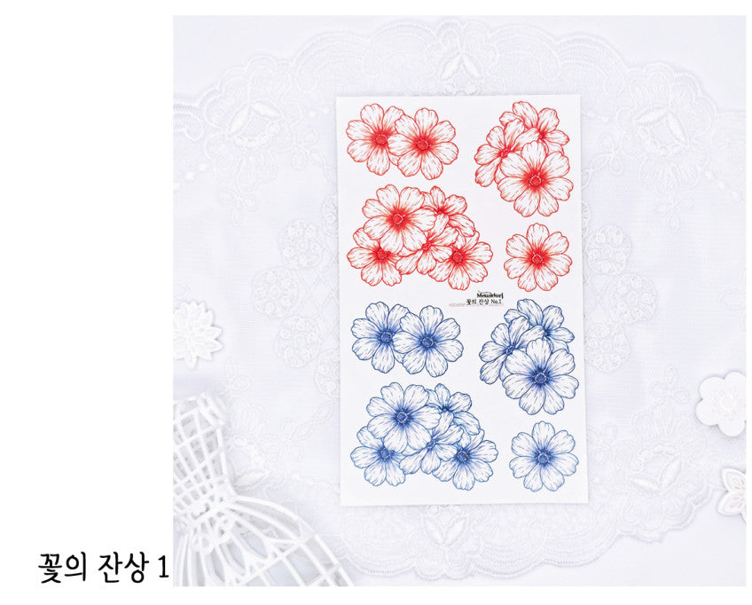 [DOA SHOP]  43-46. Afterimage of a Flower sticker