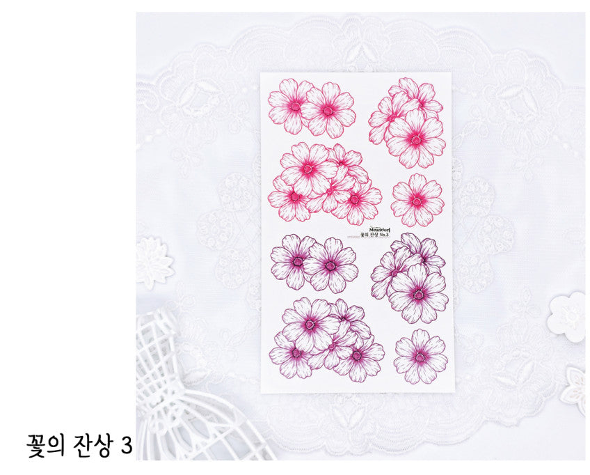 [DOA SHOP]  43-46. Afterimage of a Flower sticker