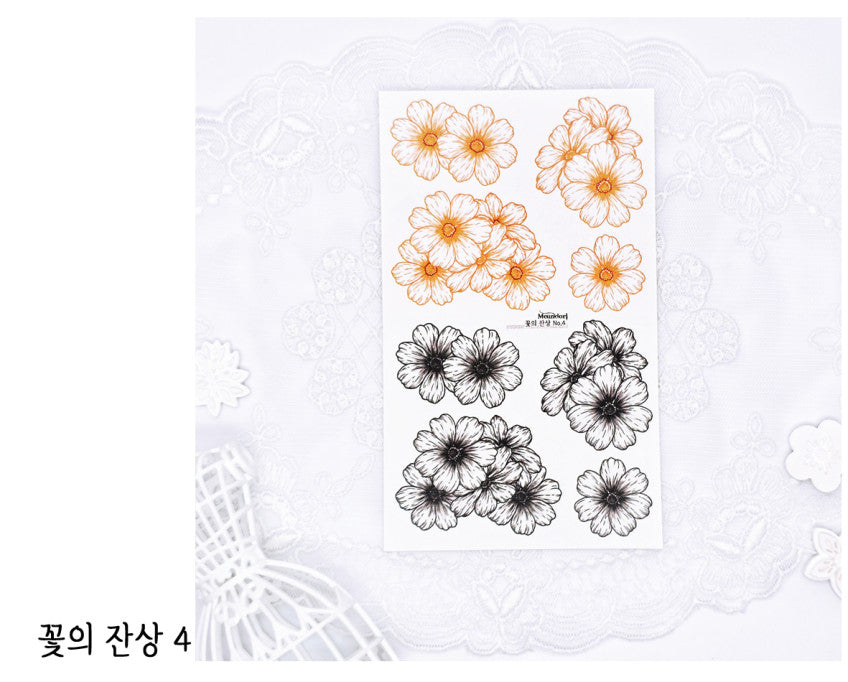 [DOA SHOP]  43-46. Afterimage of a Flower sticker