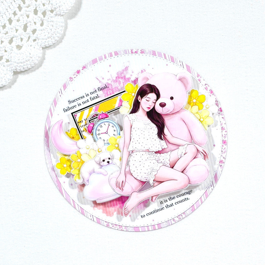[Kind YumYum Store] 11. 濃色パターン壁紙ステッカー