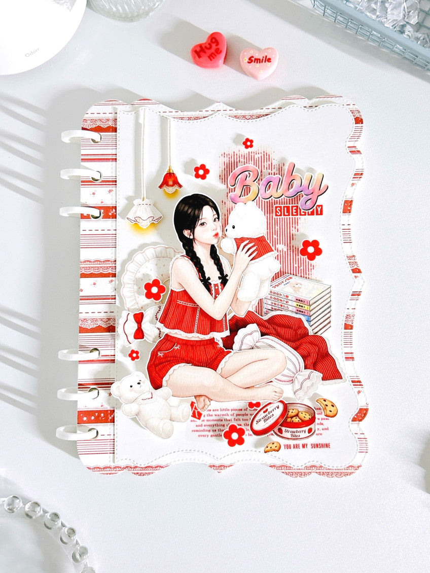 [Kind YumYum Store] 11. 濃色パターン壁紙ステッカー