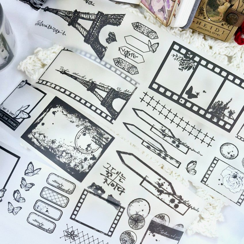 [Heemom House] 46. エッフェル塔フィルム マスキングテープ