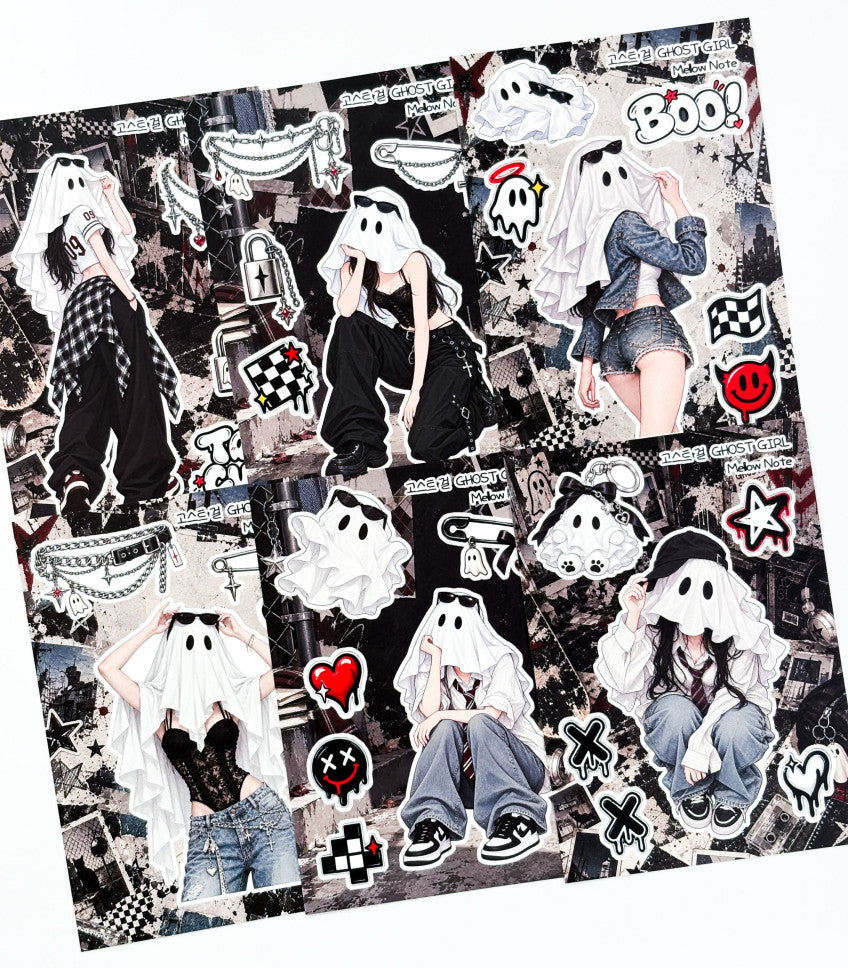 [Mellow Note] 22. 10月 Mellow Package Ghost Street Denim 手帳デコセット