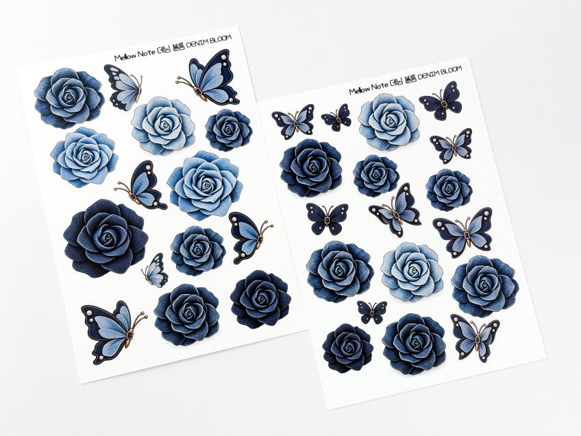[Mellow Note] 22. 10月 Mellow Package Ghost Street Denim 手帳デコセット