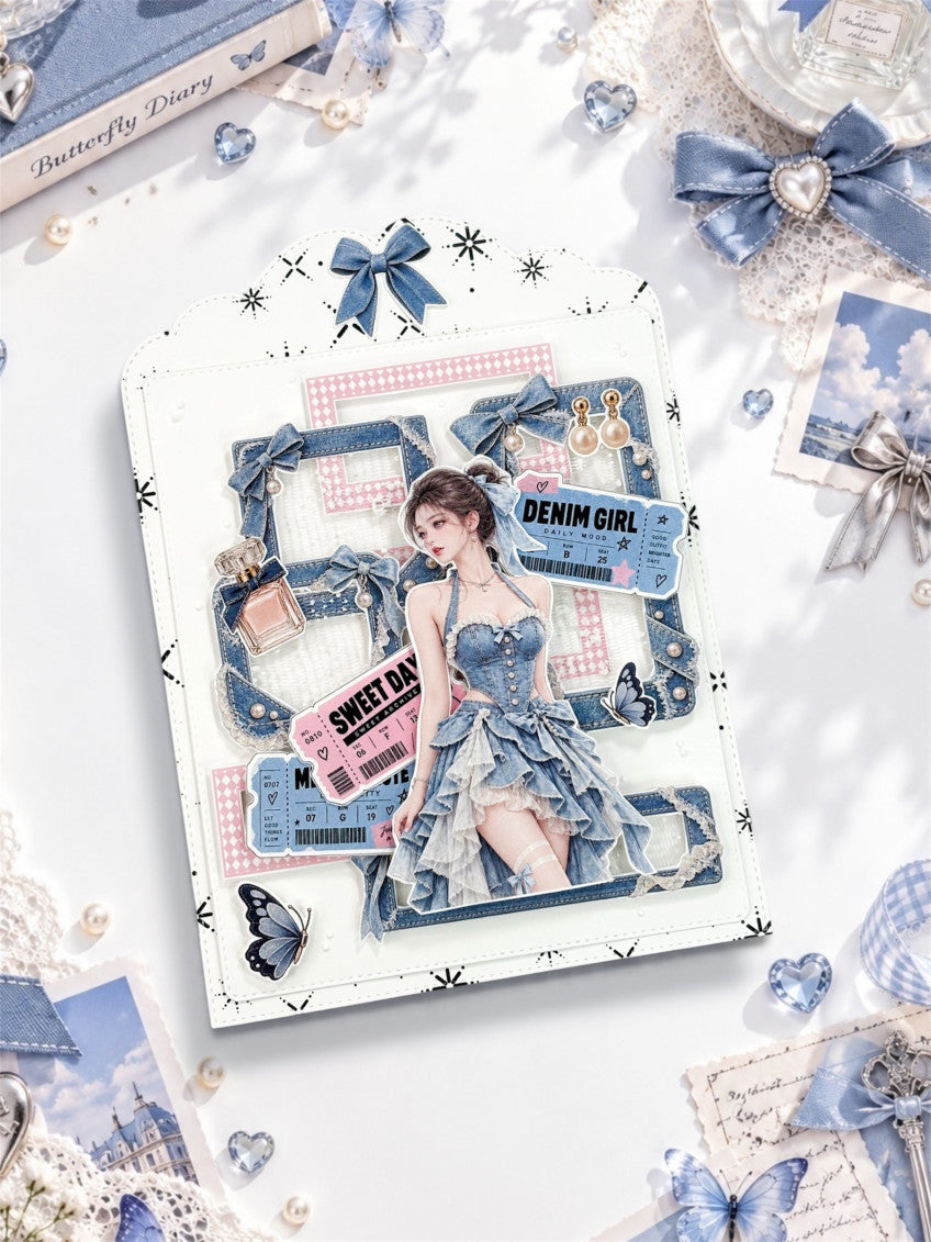 [Mellow Note] 22. 10月 Mellow Package Ghost Street Denim 手帳デコセット