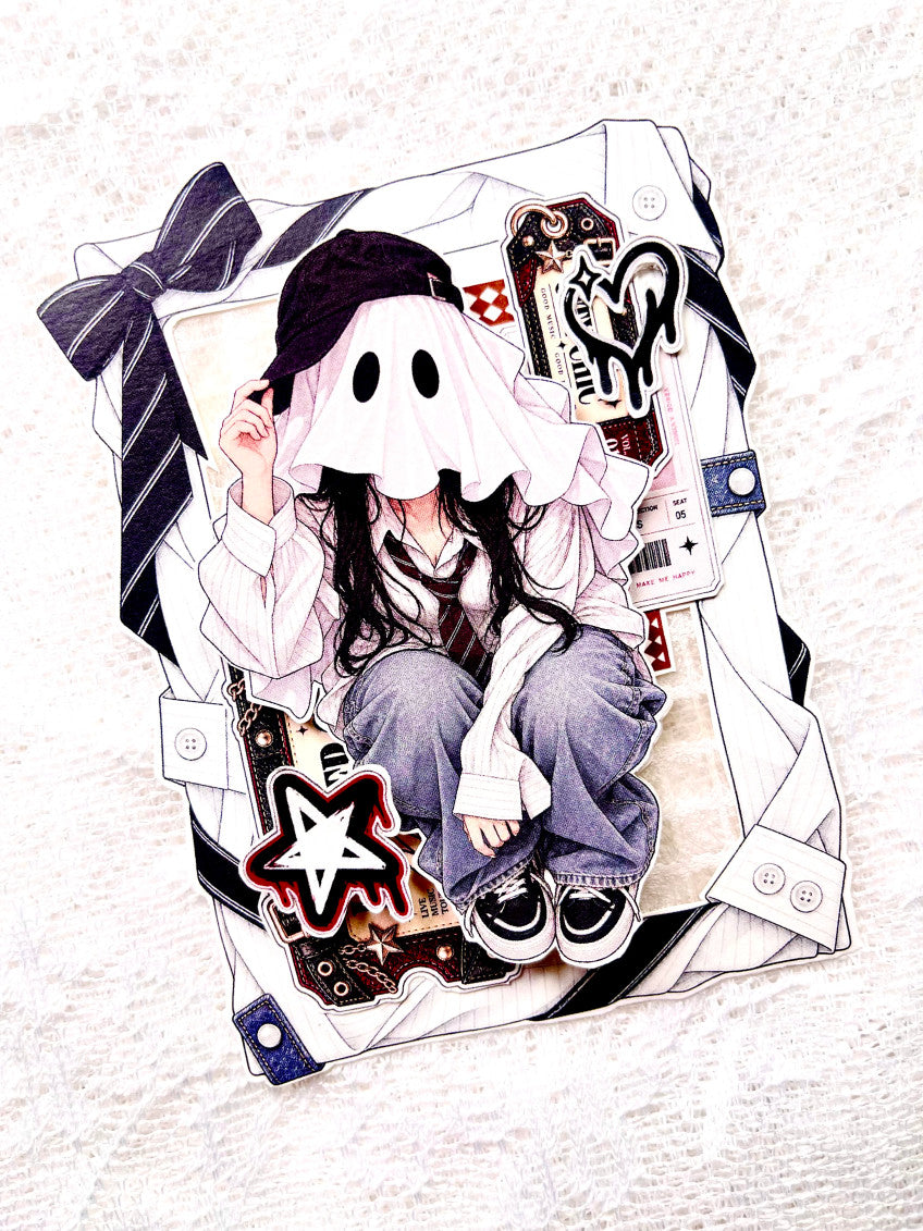 [Mellow Note] 22. 10月 Mellow Package Ghost Street Denim 手帳デコセット