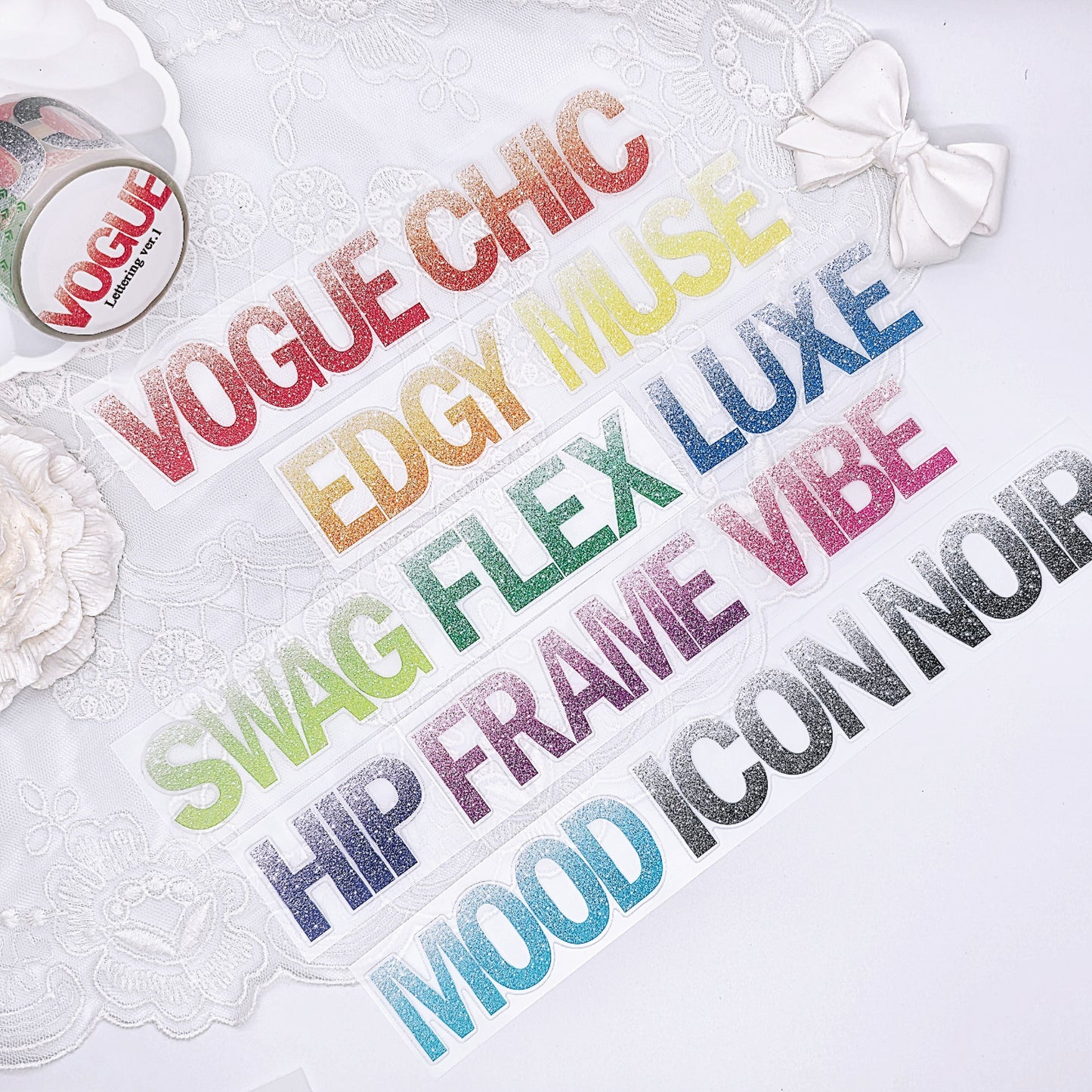 [DOA SHOP]  Lettering1 PET Masking Tape