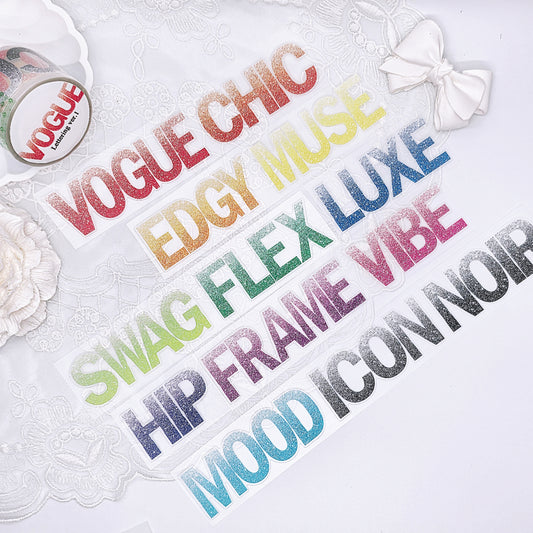 [DOA SHOP]  Lettering1 PET Masking Tape