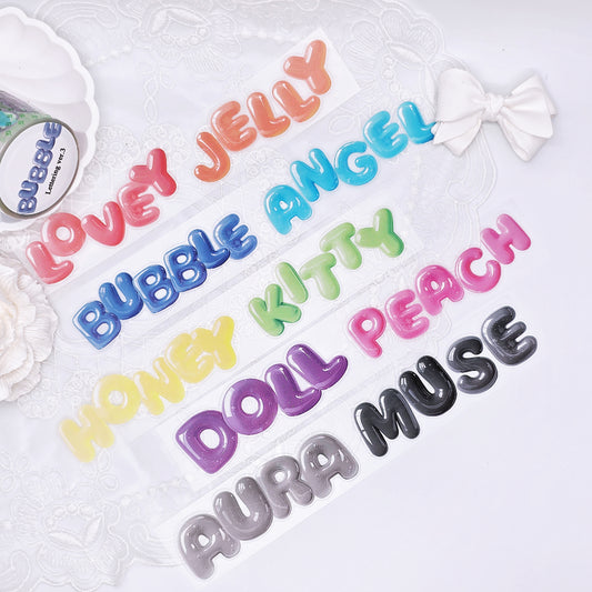 [DOA SHOP]  Lettering3 PET Masking Tape