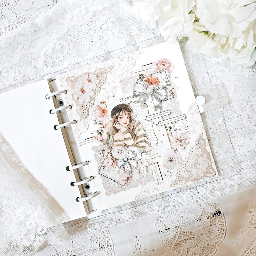[GGAGGONG] Square Doily Memo