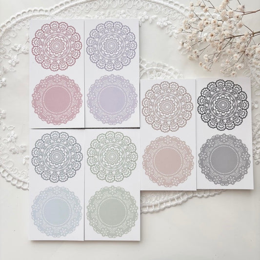 [GGAGGONG] Circle Doily Memo