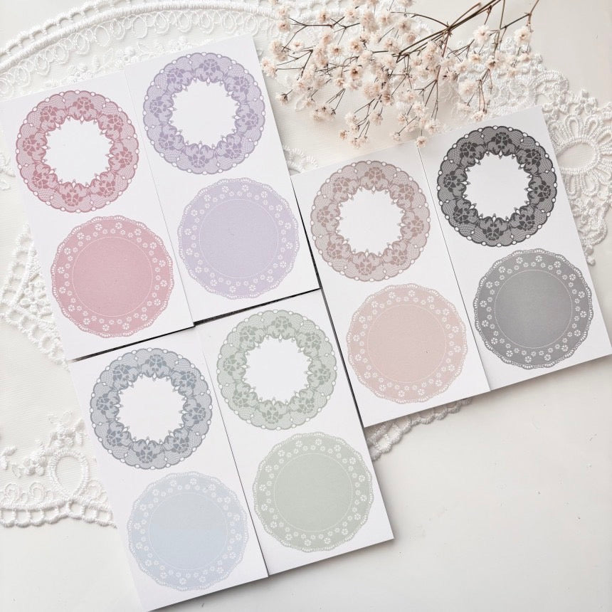 [GGAGGONG] Circle Doily Memo