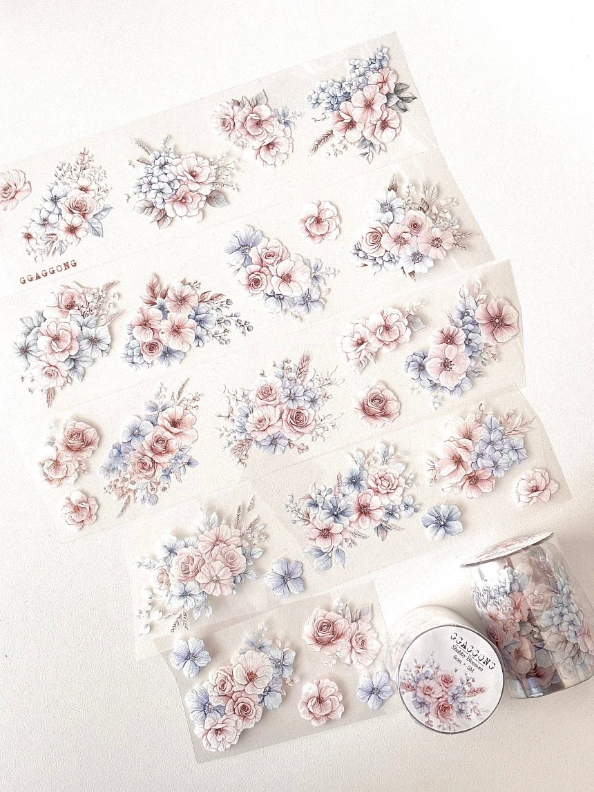 [GGAGGONG] Shabby Blossom PET Tape
