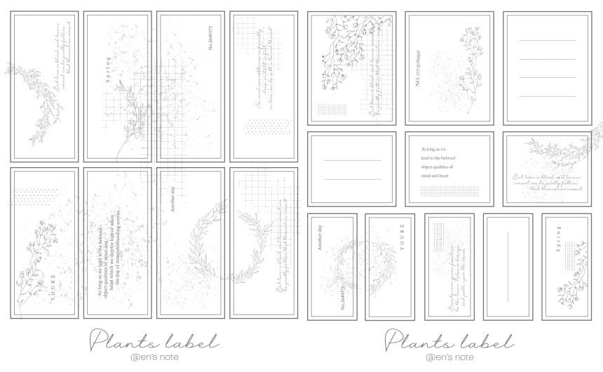 [Ann's NOTE]  Plant Label Paper