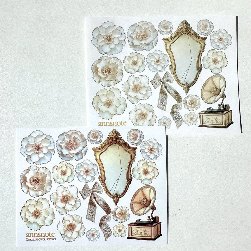 [Ann's NOTE]  Gold Object Sticker & Paper