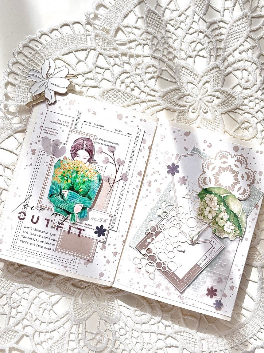[GGAGGONG] Sprashed Ink Paper