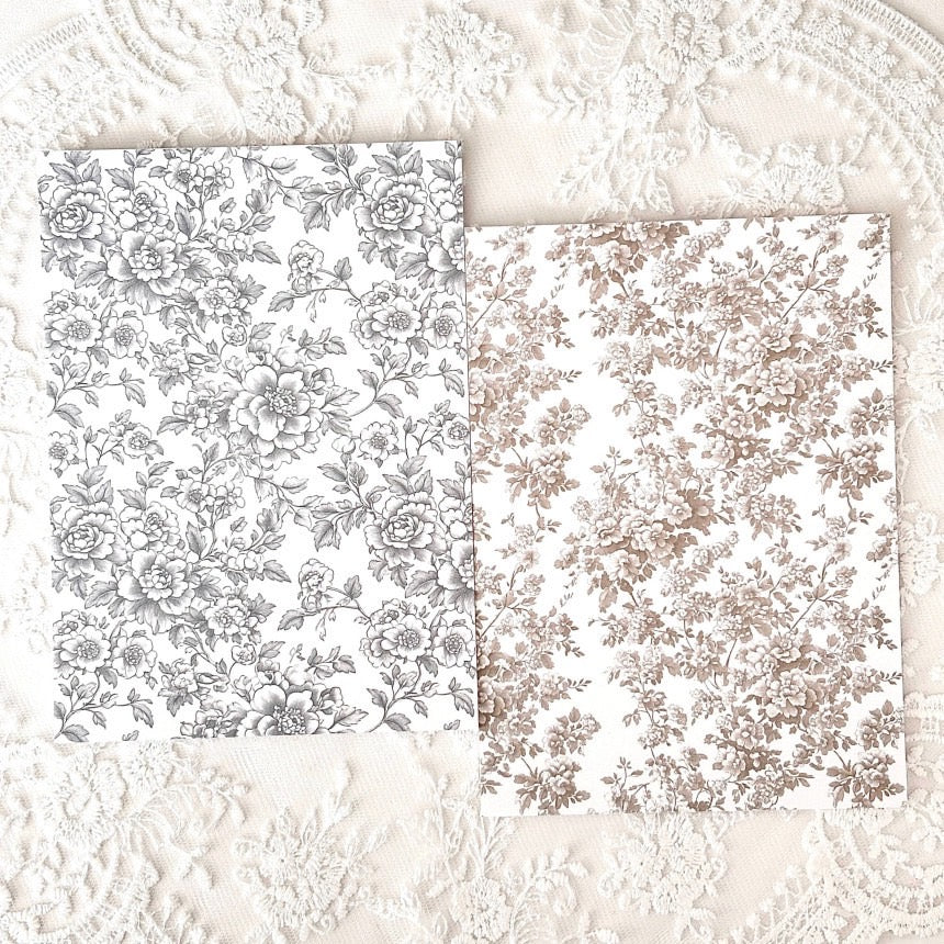 [GGAGGONG] Toile Floral 120g Memo