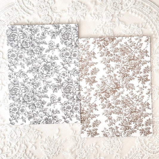 [GGAGGONG] Toile Floral 120g Memo